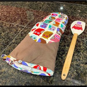 Owl Oven Mitt & Owl Spatula